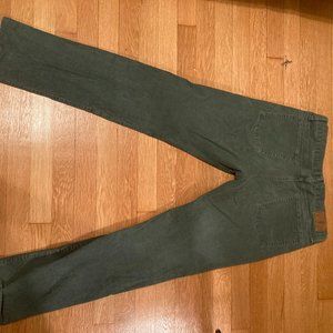 GAP slim green corduroys